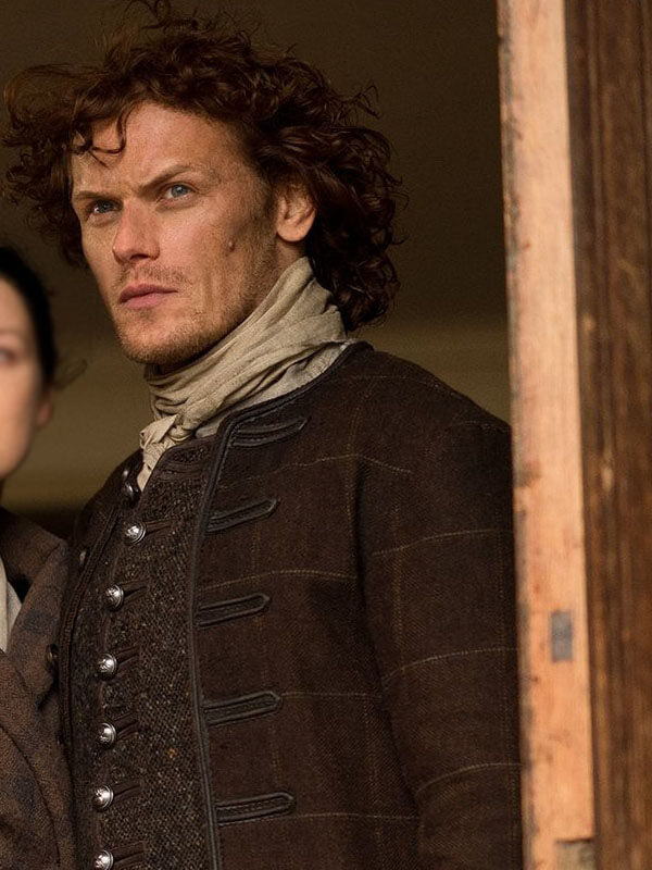 Outlander Jamie Fraser Brown Wool Jacket.