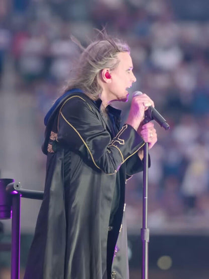 Ozzy Osbourne Live in Concert at Bulls v Hawks Black Coat.