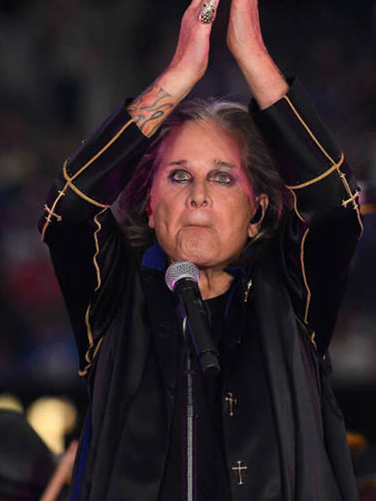 Ozzy Osbourne Live in Concert at Bulls v Hawks Black Coat.