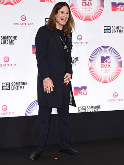 Ozzy Osbourne MTA Awards Black Coat.