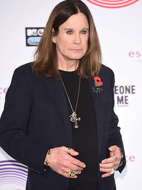 Ozzy Osbourne MTA Awards Black Coat.