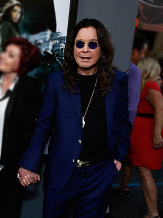 Ozzy Osbourne Total Recall Premiere Blue Two Piece Suit.