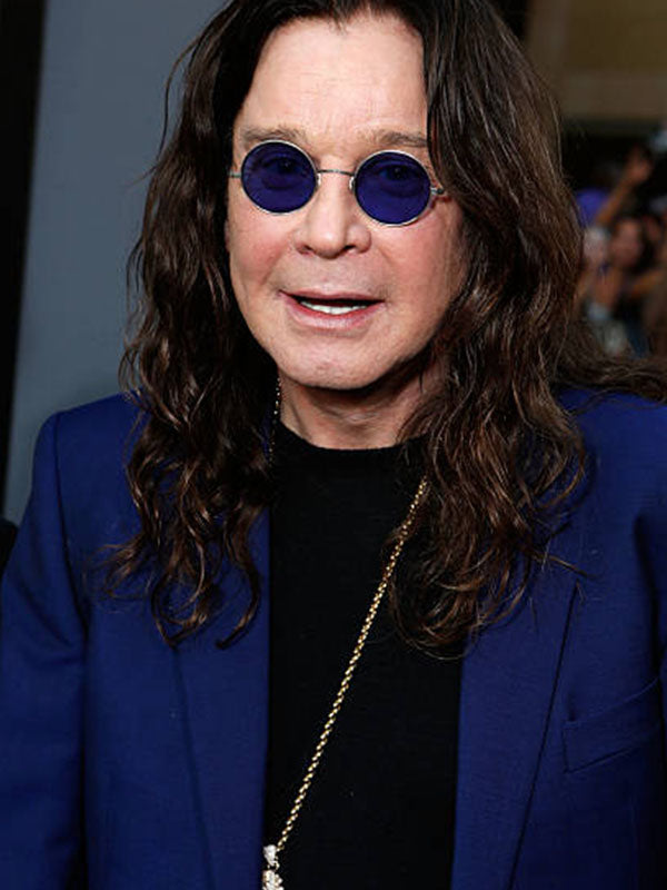 Ozzy Osbourne Total Recall Premiere Blue Two Piece Suit.