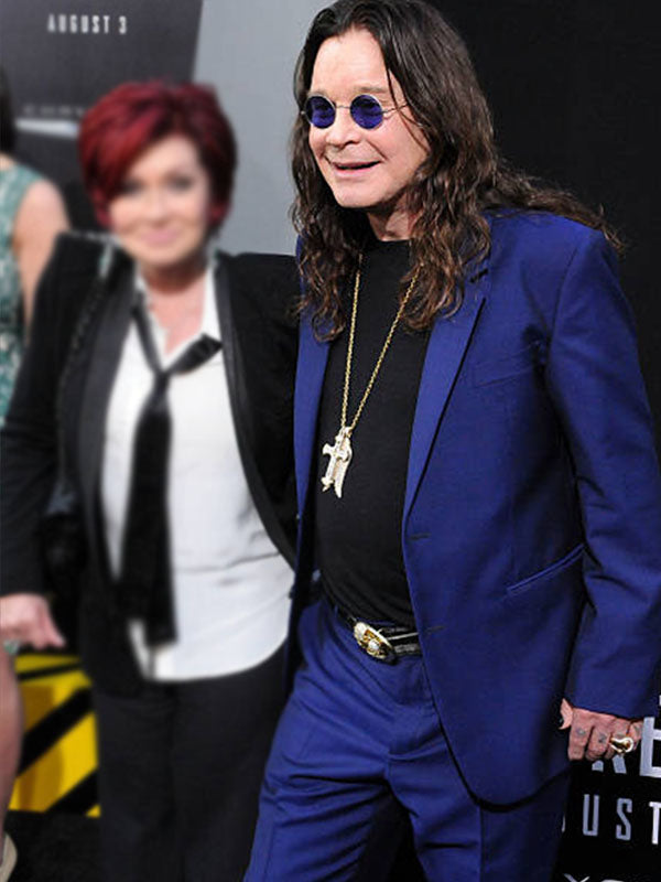 Ozzy Osbourne Total Recall Premiere Blue Two Piece Suit.