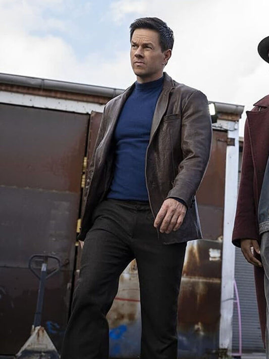 Parker Play Dirty Brown Leather Jacket