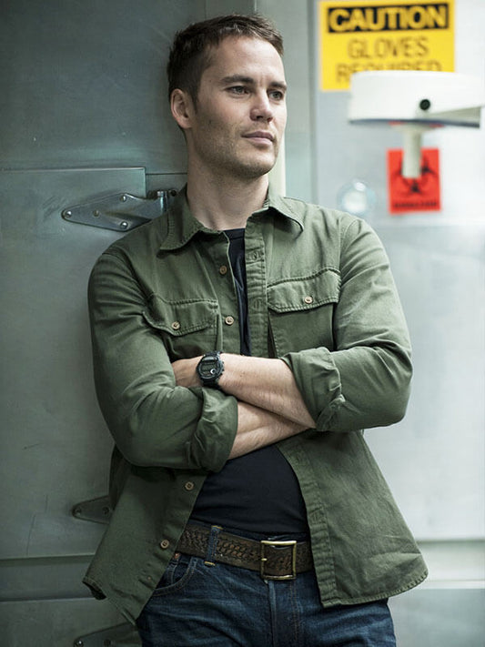 Paul Woodrugh True Detective Season 02 Green Cotton Jacket