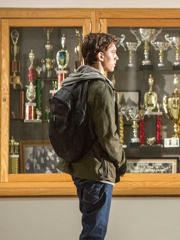 Peter Parker Spiderman Homecoming Green Cotton Jacket