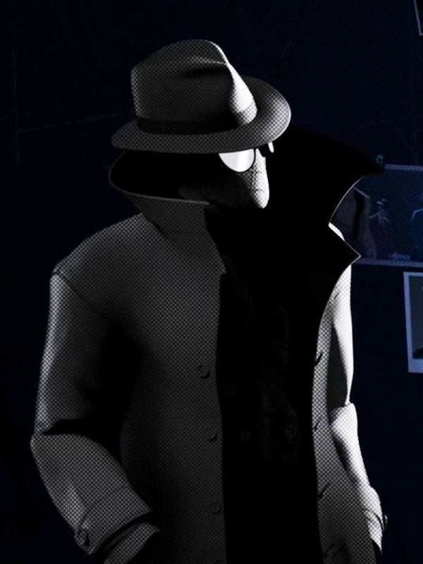 Peter Parker Spiderman Into The Spiderverse Black Long Trench Coat