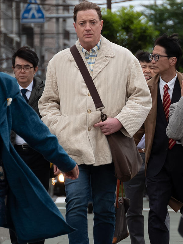 Phillip Vanderpleog Rental Family Tan Corduroy Jacket