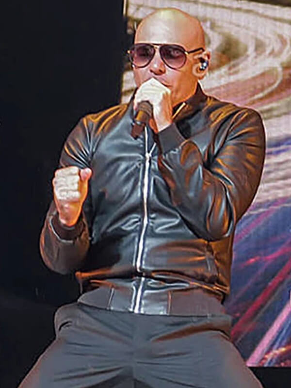 Pitbull Black Leather Jacket 