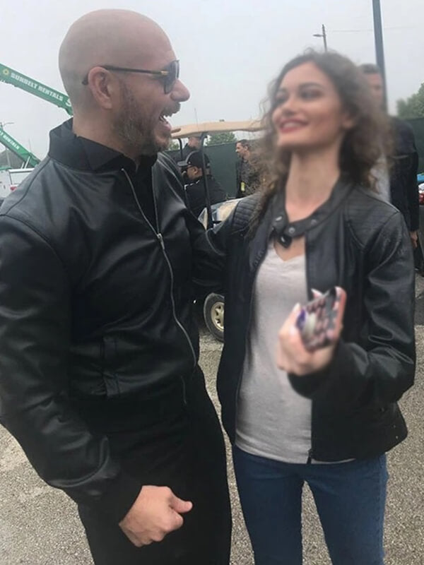 Pitbull Black Leather Jacket 