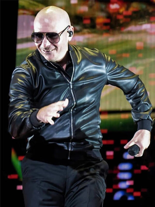 Pitbull Black Leather Jacket 