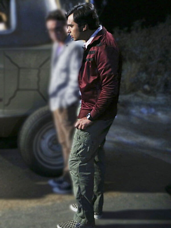 Raj Koothrappail Big Bang Theory Season 03 Maroon Atletic Jacket