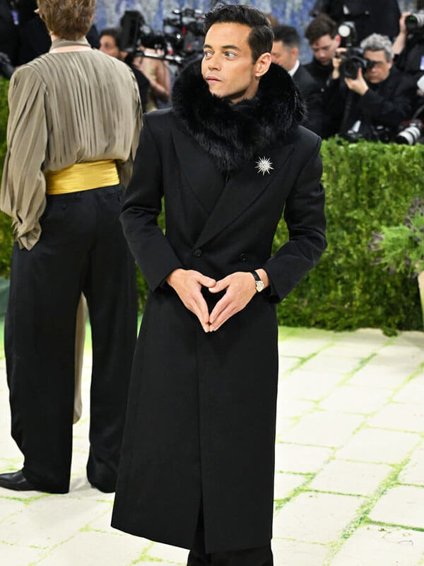 rami-malek-met-gala-2026-black-trench-coat