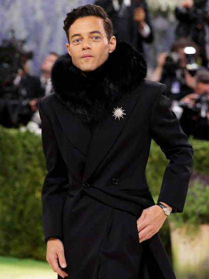 rami-malek-met-gala-2026-black-trench-coat