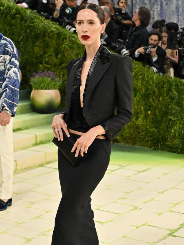 Rebecca Hall Met Gala 2026 Black Wool Blazer