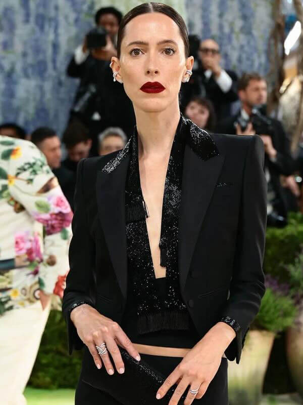 Rebecca Hall Met Gala 2026 Black Wool Blazer