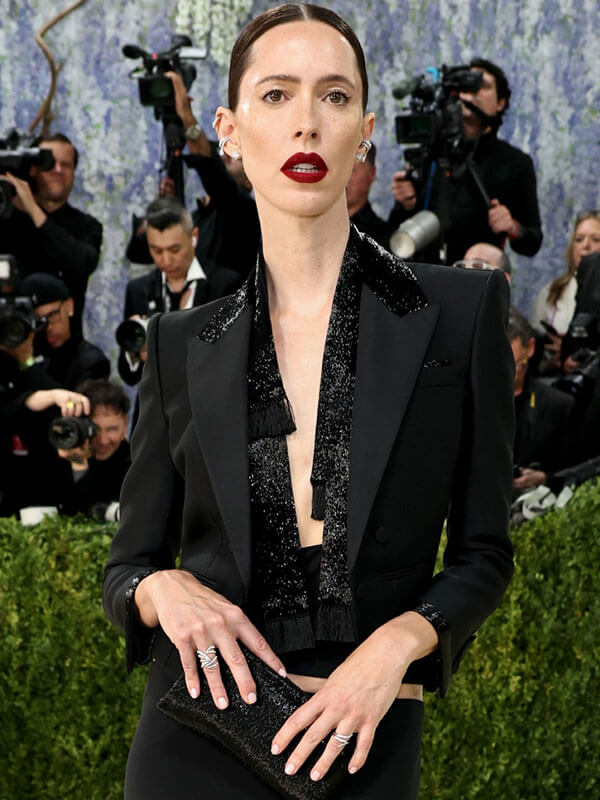 Rebecca Hall Met Gala 2026 Black Wool Blazer