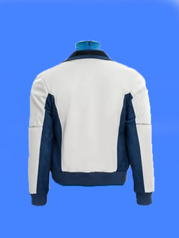 Reed Richards Avenger Doomsday 2026 White Leather Jacket