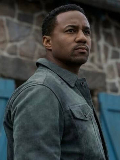 Reggie Franklin The Boys Season 05 Grey Suede Jacket