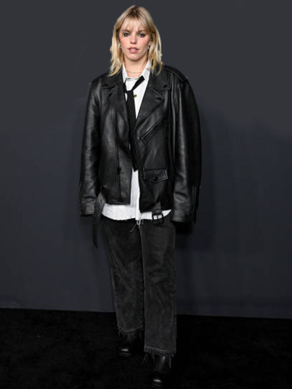 Renee Rapp Spotify Best Black Leather Jacket