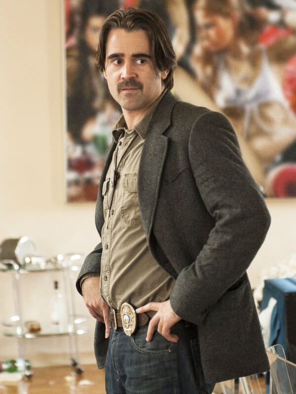 Rey Velcoro True Detective Season 02 Grey Wool Jacket