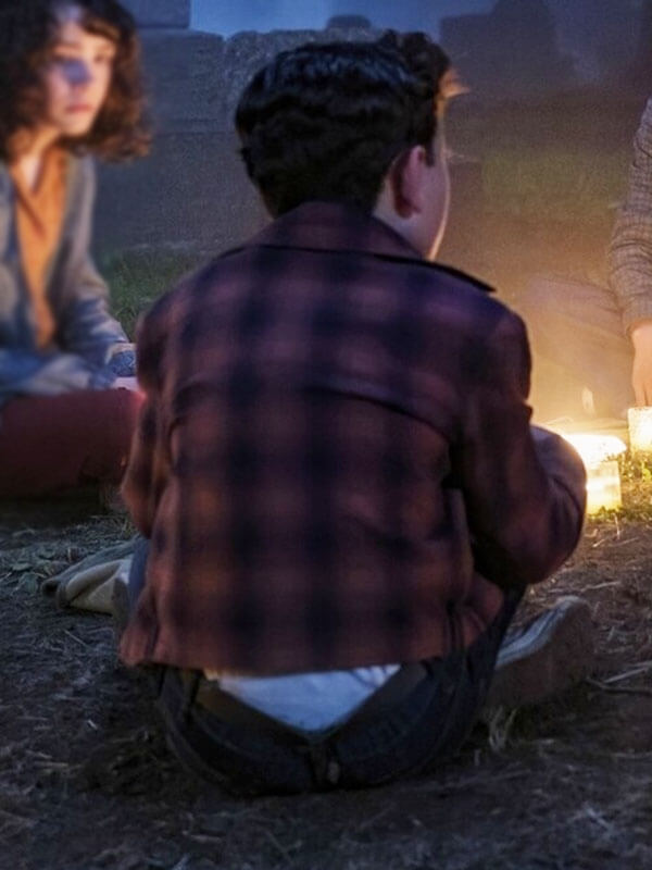 Rich Santo It Welcome To Derry Red Chequered Jacket