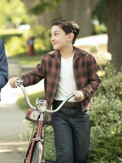 Rich Santo It Welcome To Derry Red Chequered Jacket