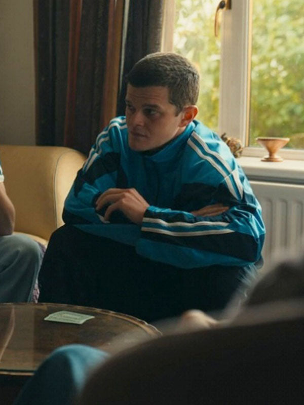 Robert Aramayo I Swear 2025 Blue Track Jacket