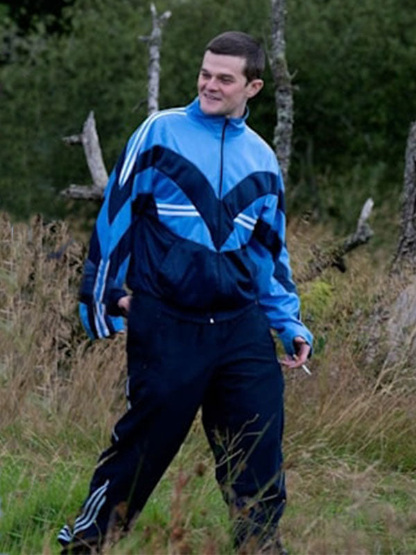 Robert Aramayo I Swear 2025 Blue Track Jacket