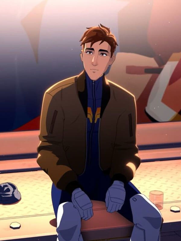 Robert Robinson Dispatch Brown Leather Bomber Jacket