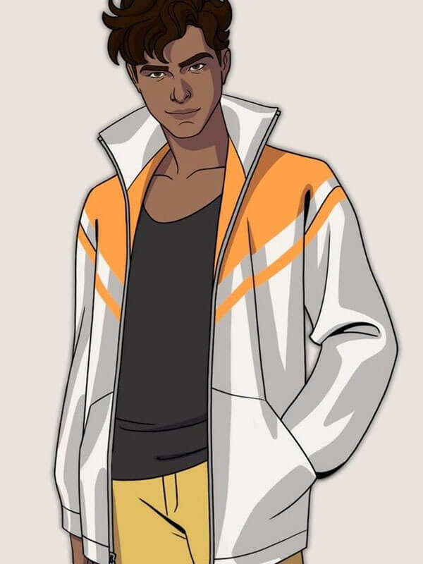 Robert X-Men 97 Season 01  White Bomber Jacket
