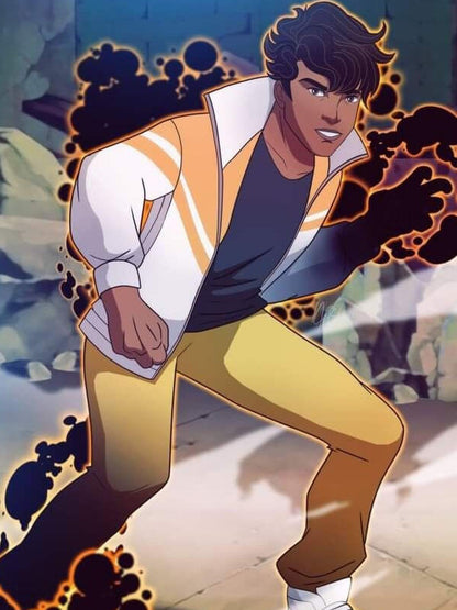 Robert X-Men 97 Season 01  White Bomber Jacket