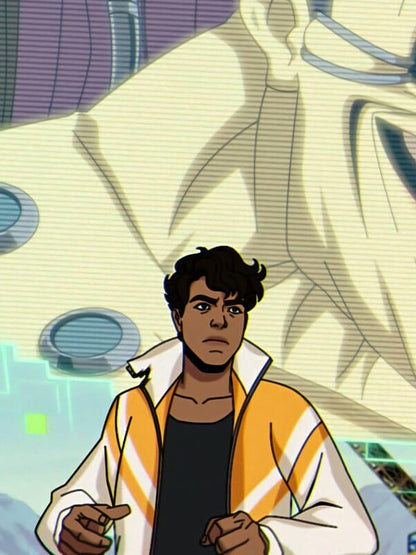 Robert X-Men 97 Season 01  White Bomber Jacket