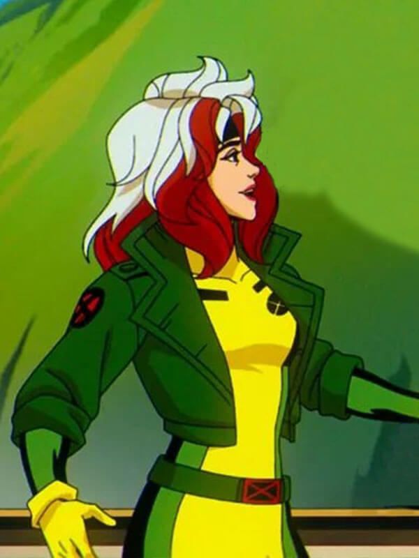 Rogue X-Men 97 Season 01 Green Crop Top Jacket