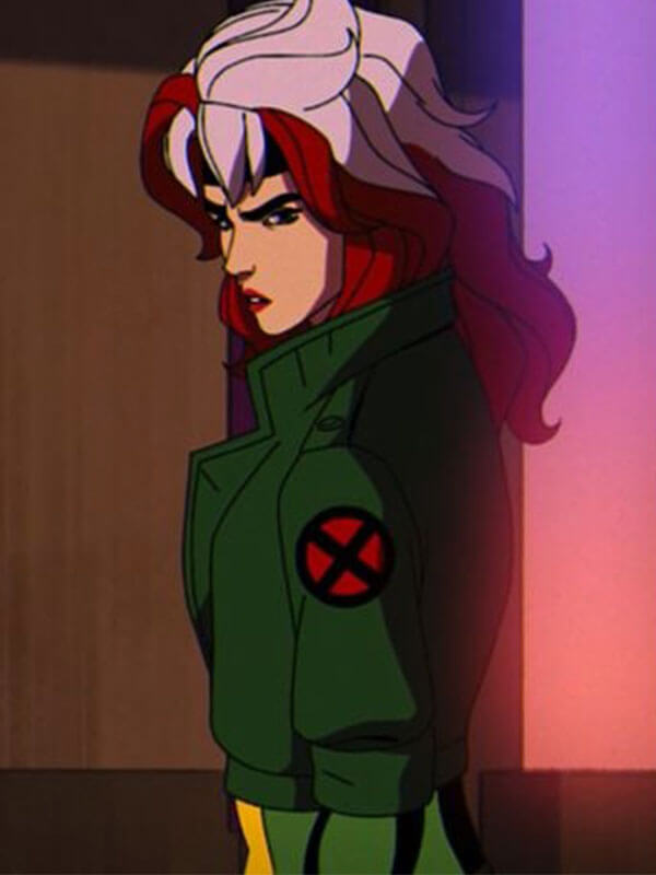 Rogue X-Men 97 Season 01 Green Crop Top Jacket