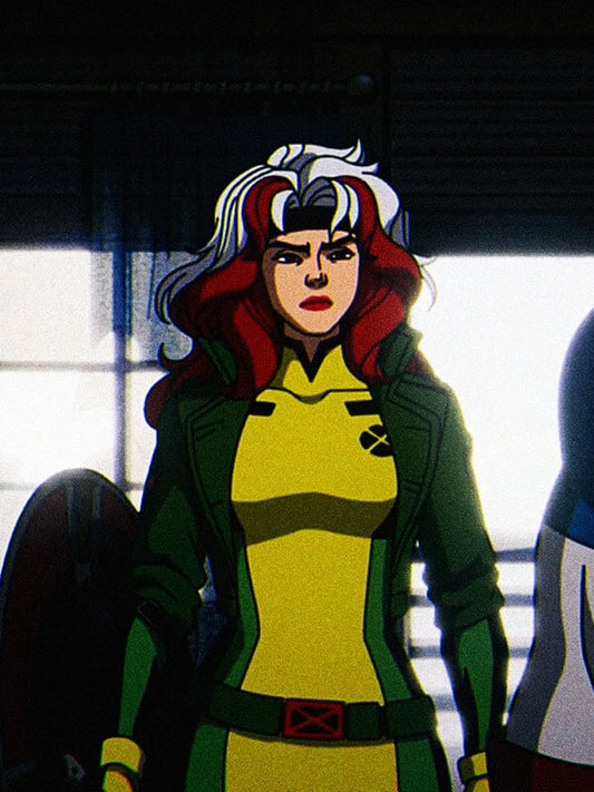 Rogue X-Men 97 Season 01 Green Crop Top Jacket