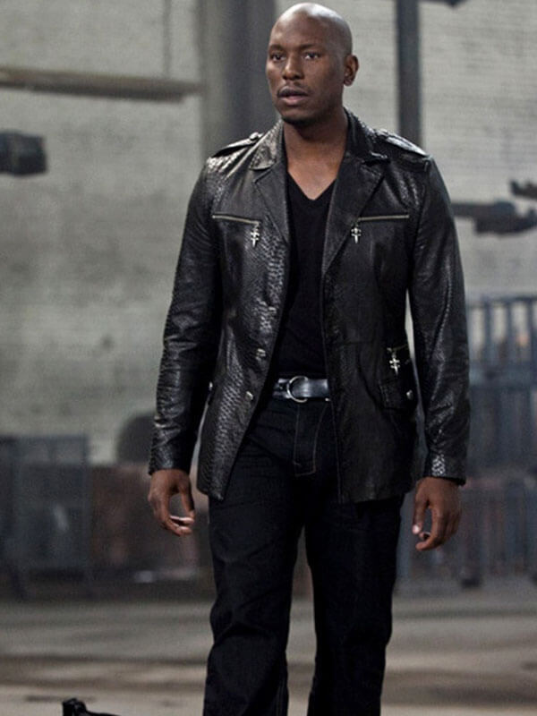 Roman Pearce Fast Five 2011 Black Leather Jacket
