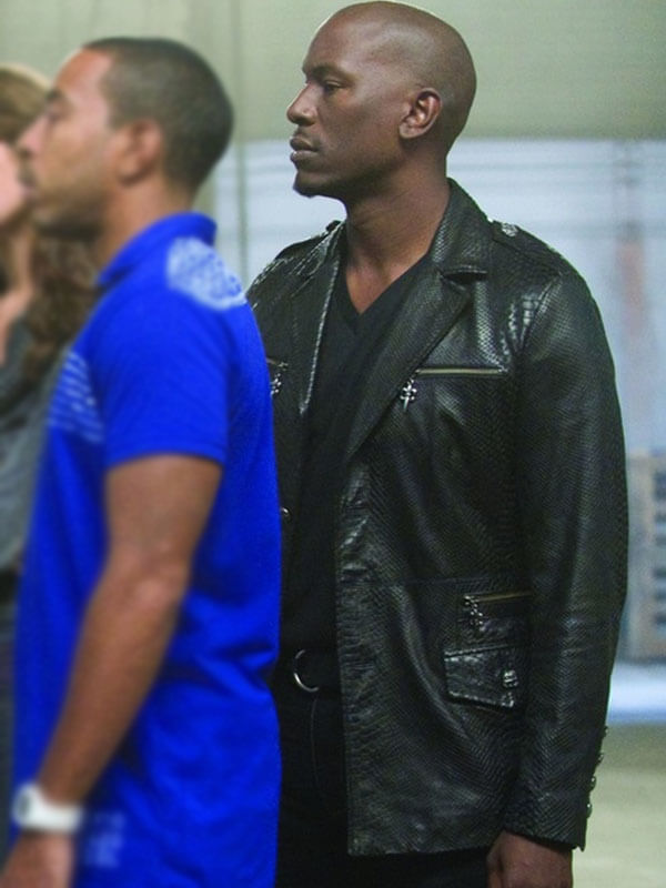 Roman Pearce Fast Five 2011 Black Leather Jacket