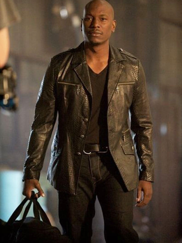 Roman Pearce Fast Five 2011 Black Leather Jacket