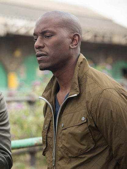 Roman Pearce Fast & Furious 6 Brown Cotton Jacket