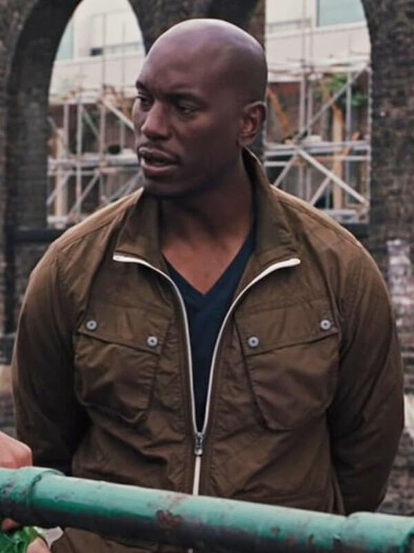 Roman Pearce Fast & Furious 6 Brown Cotton Jacket