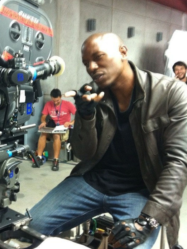 Roman Pearce Fast & Furious 6 Grey Leather Jacket