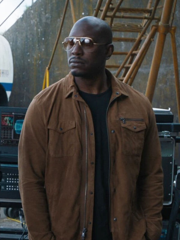 Roman Pearce Fast & Furious 9 Brown Suede Jacket