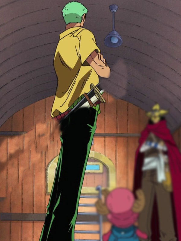 Roronoa Zoro One Piece Season 04 Yellow Cotton Jacket