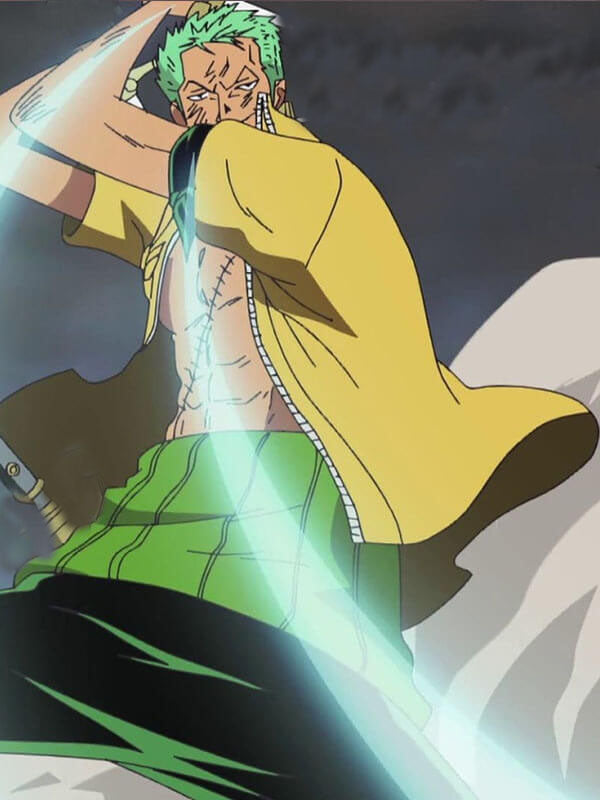 Roronoa Zoro One Piece Season 04 Yellow Cotton Jacket