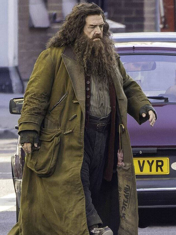 Rubeus Hagrid Harry Potter Season 01 Green Moleskin Coat