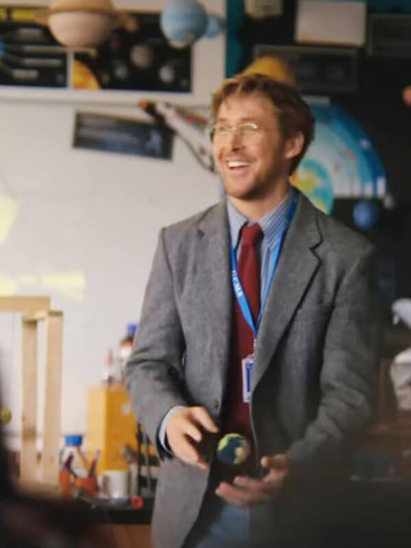 Ryland Grace Project Hail Mary Grey Wool Jacket