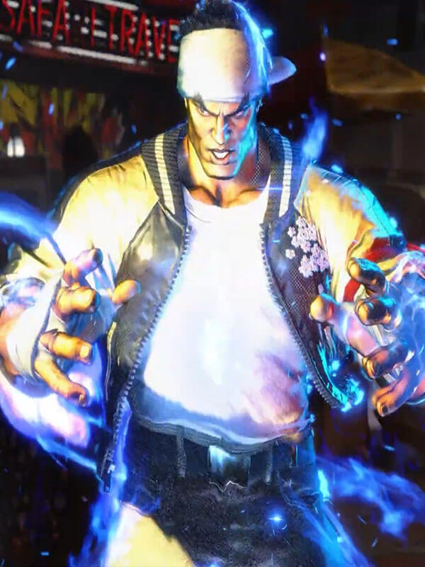 Ryu Bomber Street Fighter 6 Leather Jacket.