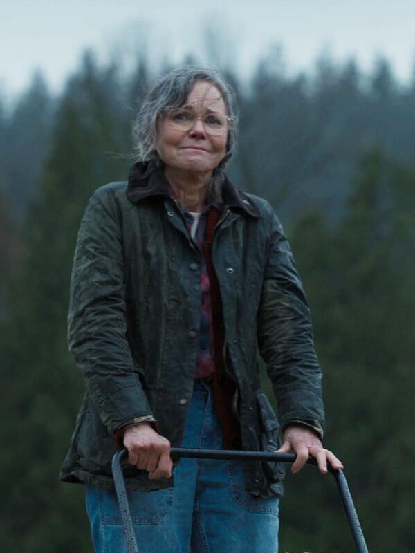 Sally Field Remarkably Bright Creatures 2026 Green Cotton Jacket 